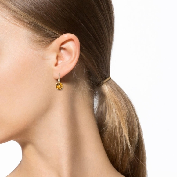 ISO Tiffany & Co Citrine Sparkler Drop Dangle Earrings - Picture 3 of 3